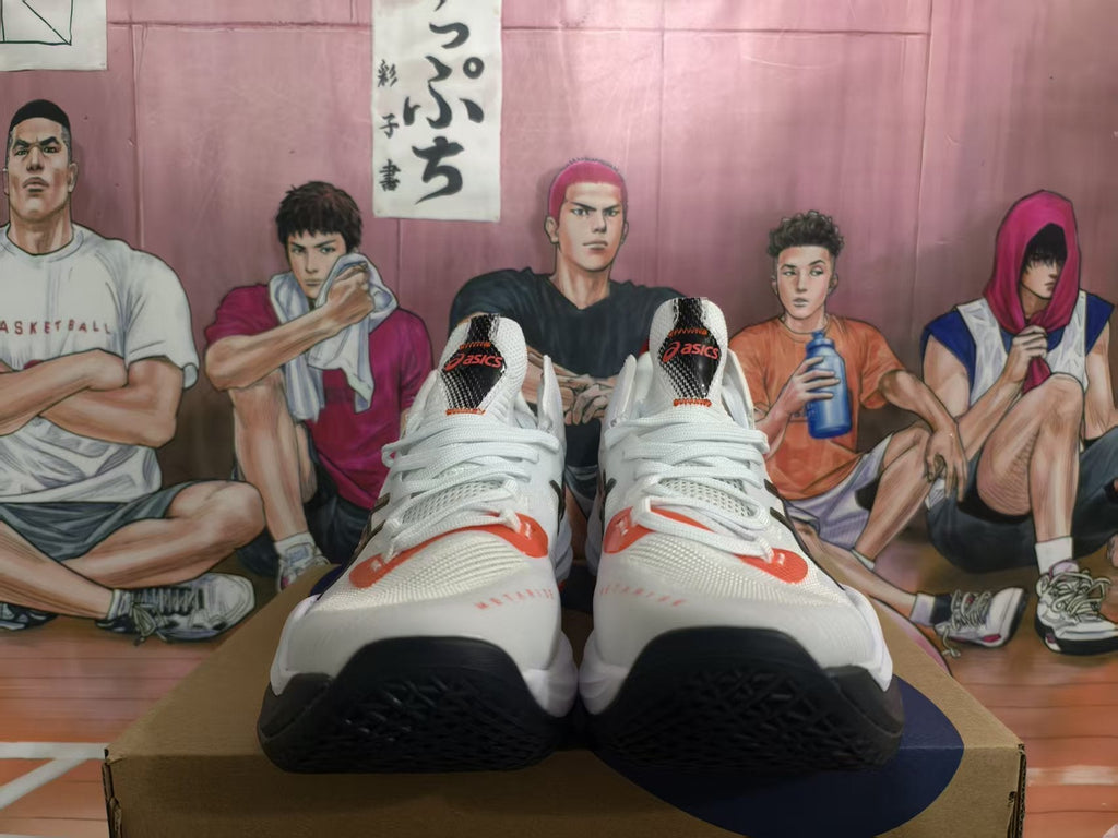 ASICS METARISE White Orange Sneakers