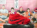 Nike LeBron Basketball Shoes in Red and Black