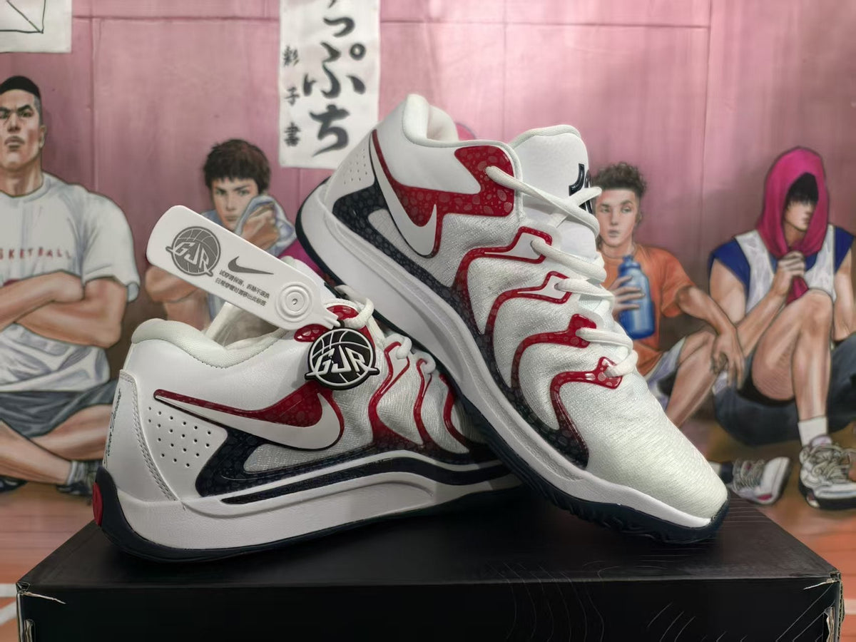 Nike Basketball Sneakers White Red