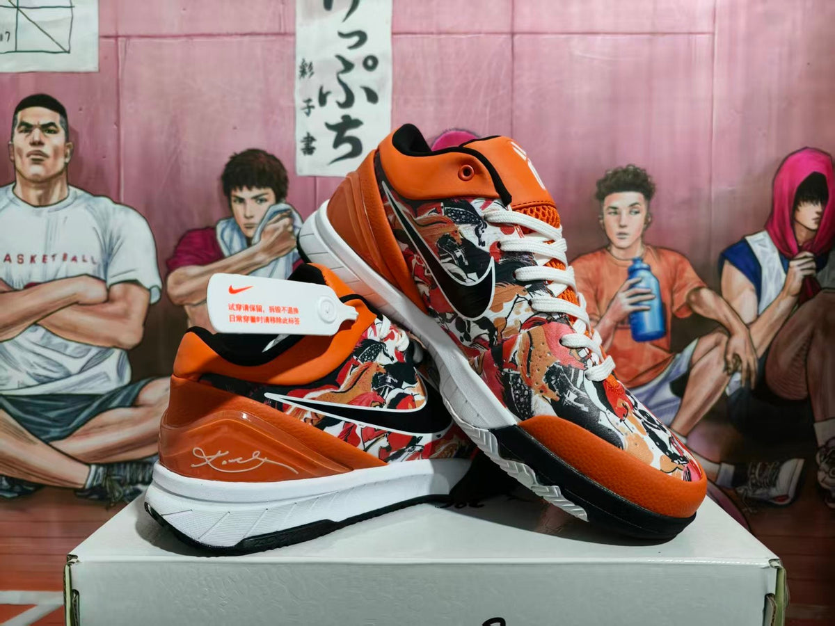 Nike Basketball Sneakers Orange Black Graphic EU 38-46