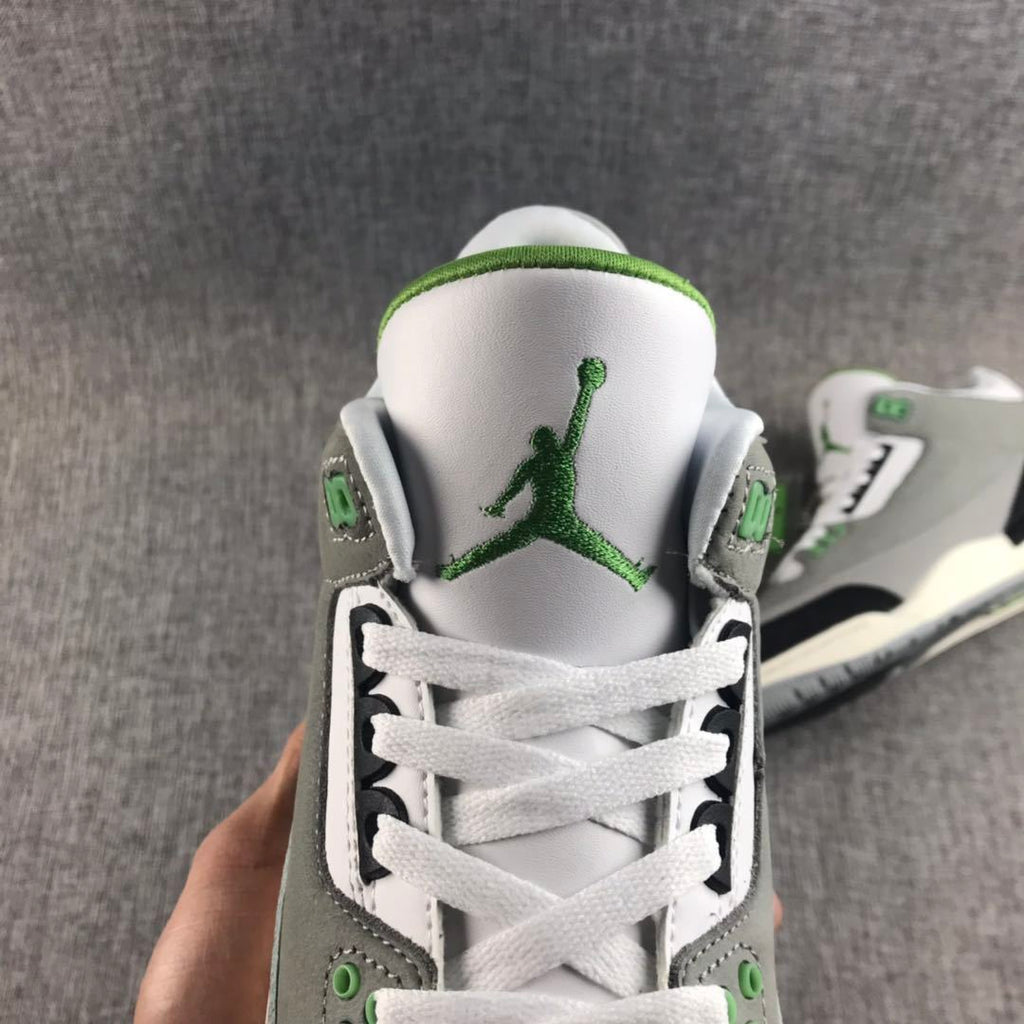 Jordan Air Jordan 3 Chlorophyll Gray Sneakers 136064-006