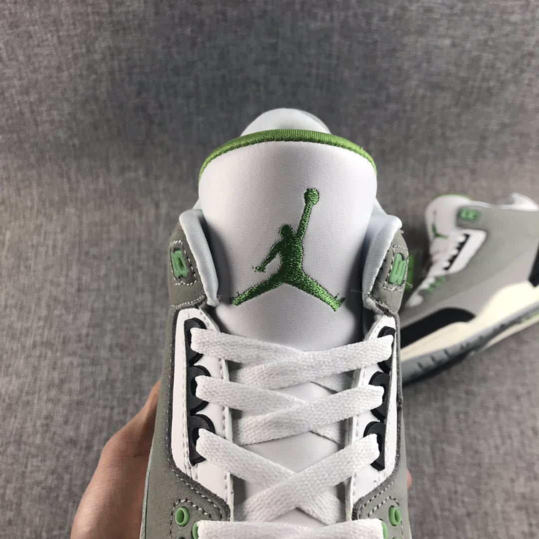 Jordan Air Jordan 3 Chlorophyll Gray Sneakers 136064-006
