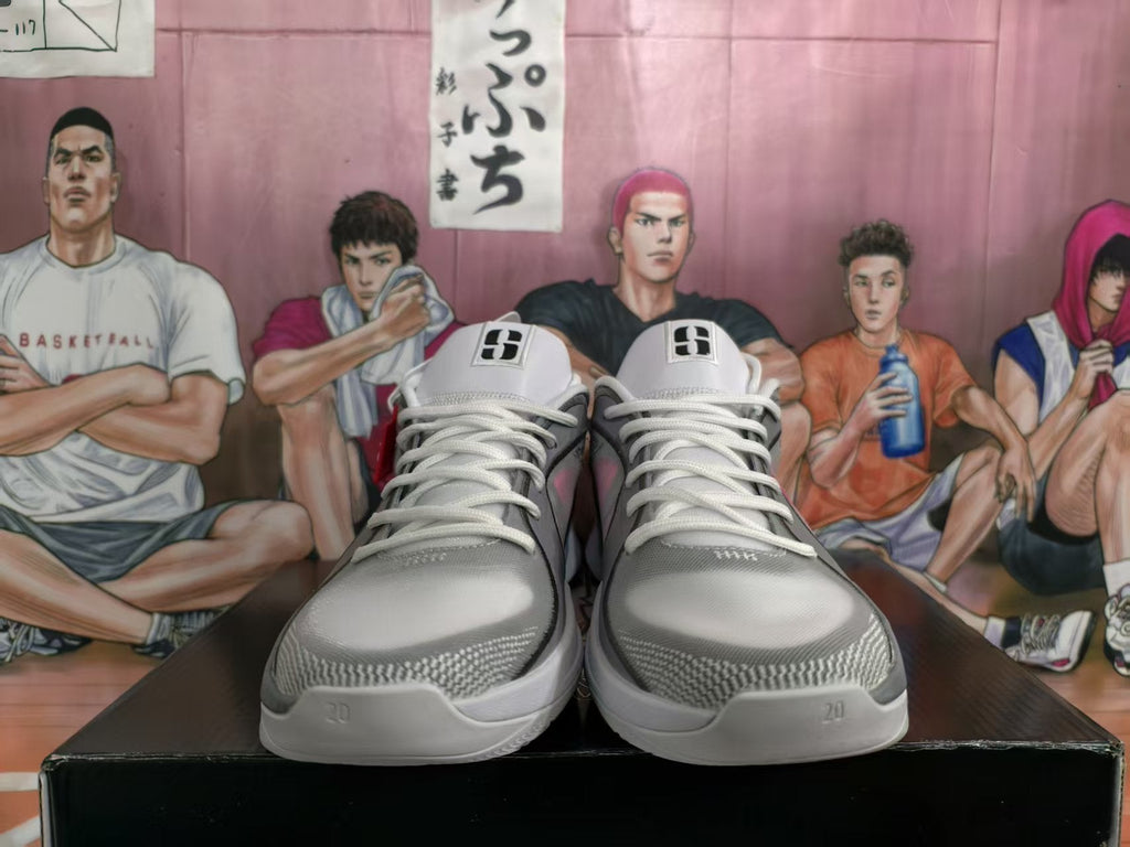 Nike Basketball Sneakers White Pink Gray