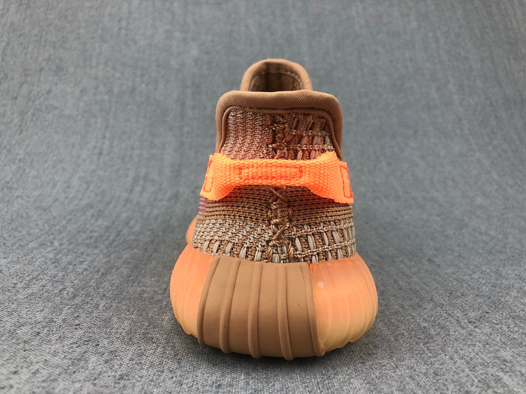 Adidas Yeezy 350 V2 Kids Sneakers Brown and Orange