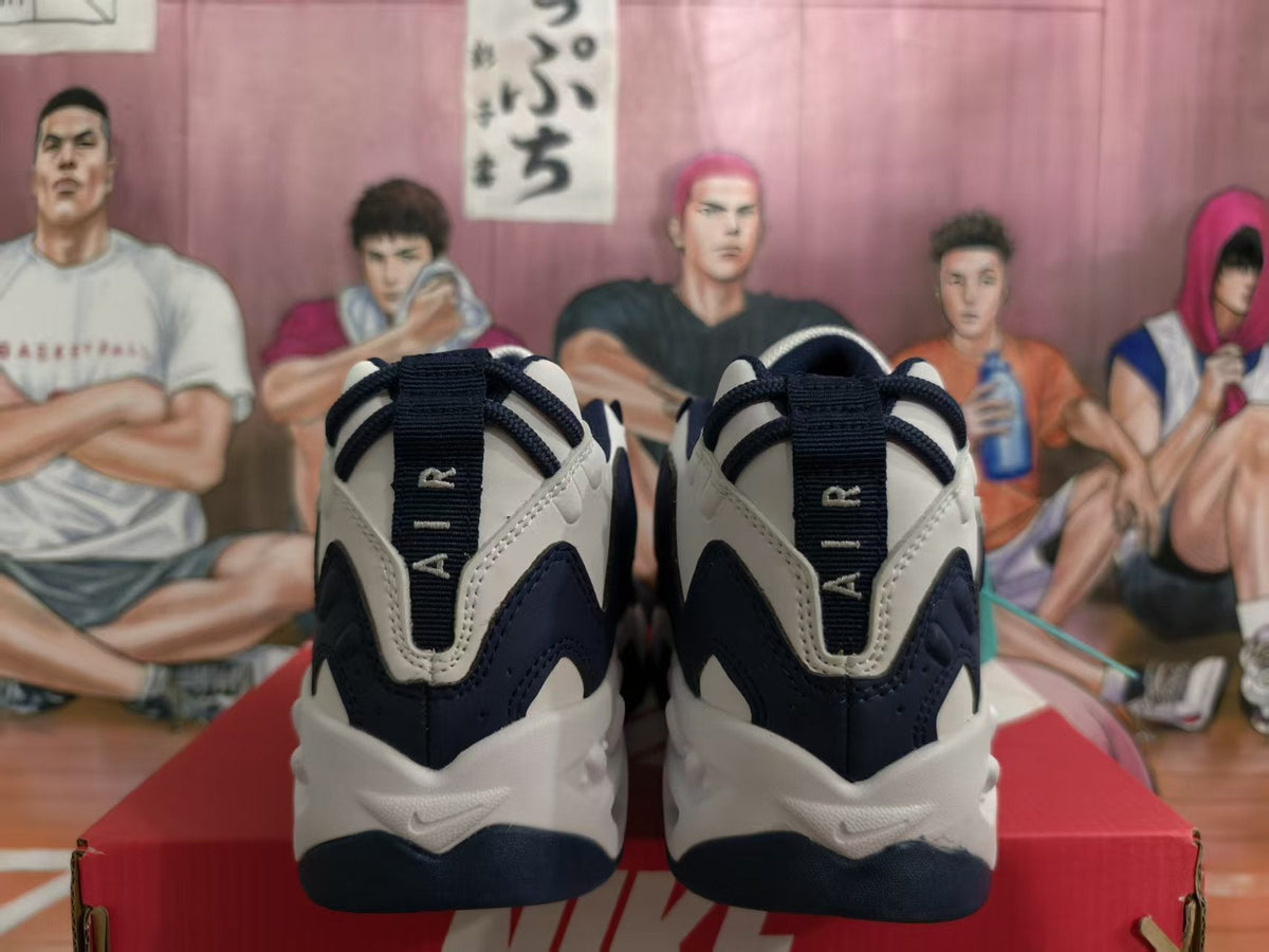 Nike Air More Uptempo Low Sneakers Navy White