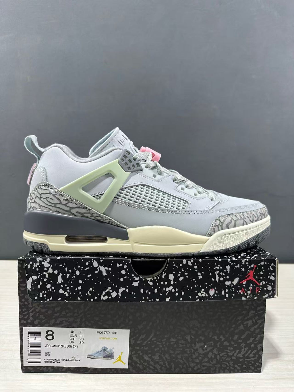 Jordan Spizike Low Grey White FQ1759-401 Sneakers