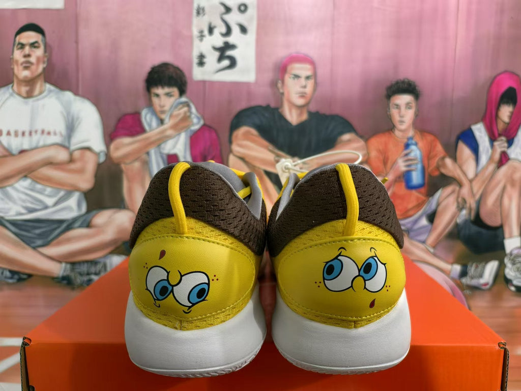 Nike SpongeBob Basketball Sneakers Yellow White