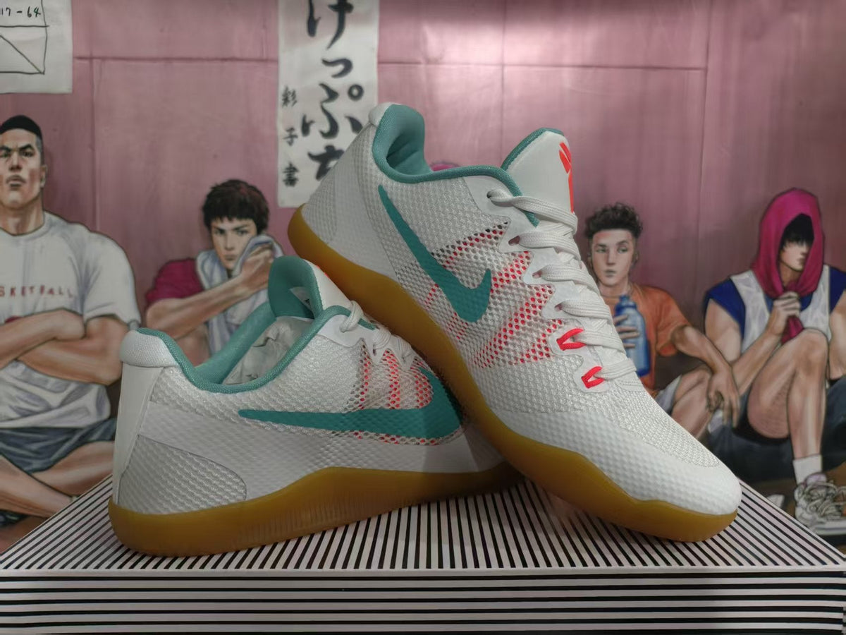 Nike Kobe 6 Basketball Shoes White Teal Gum