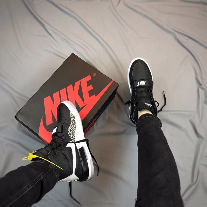 Nike Air Jordan Legacy 312 Black White High-Top Sneakers