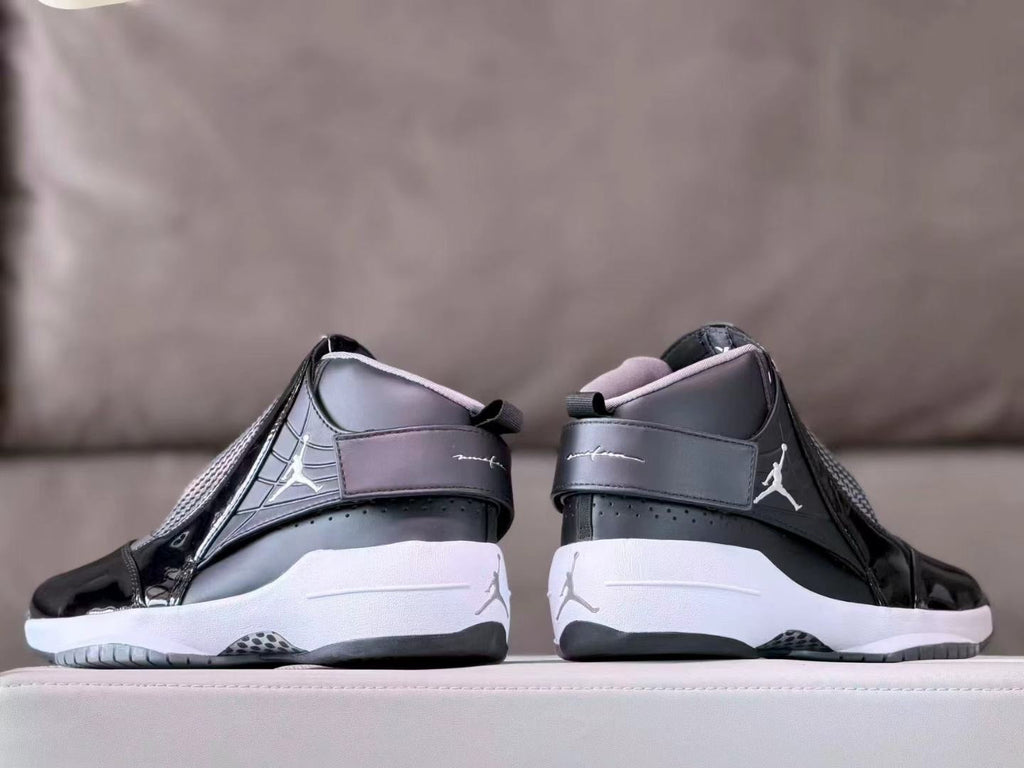 Jordan 19 Black and White High-Top Sneakers