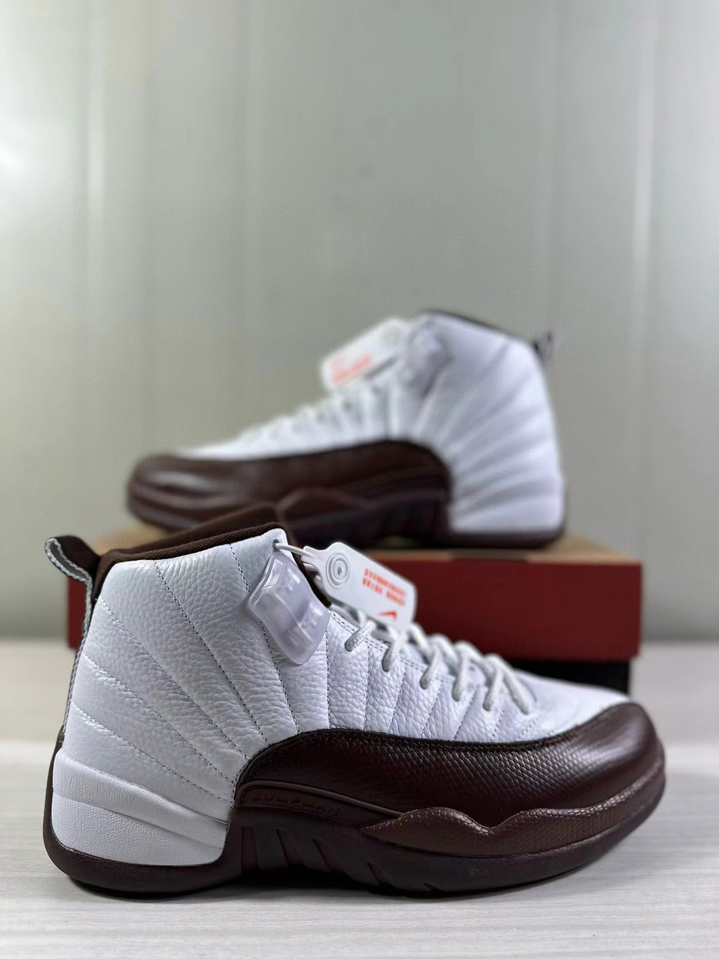 Jordan Air Jordan 12 Retro White Brown Sneakers FZ5026-100