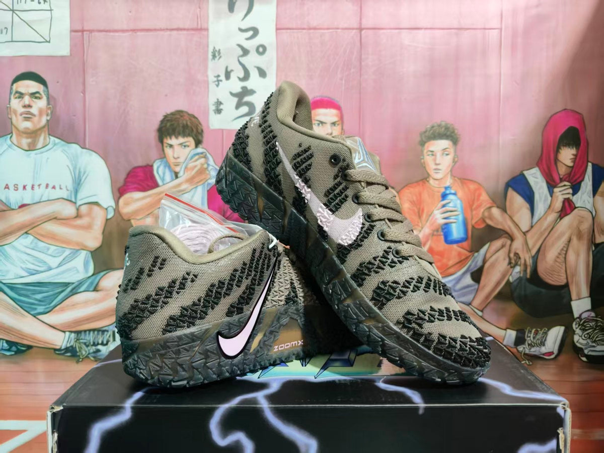 Nike ZoomX Basketball Sneakers Brown Black Pink