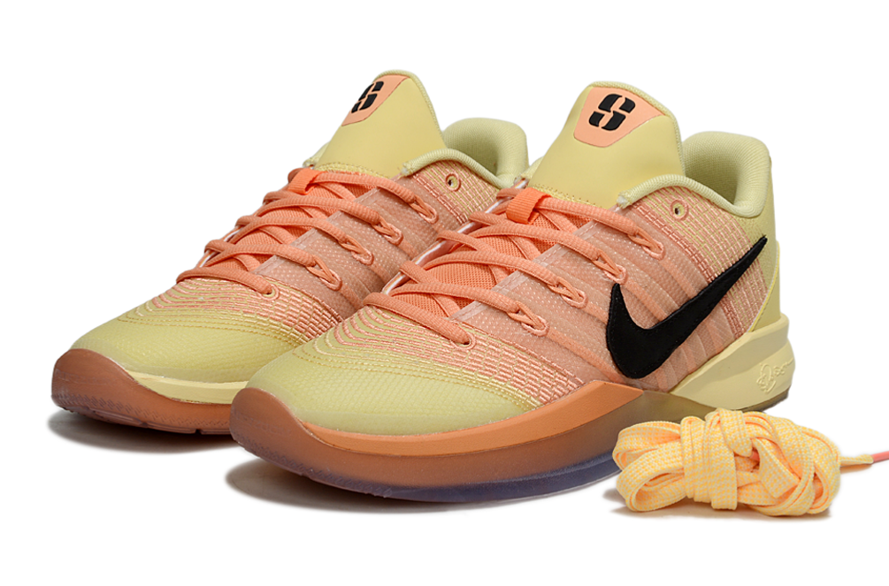 Nike Sabrina 3 Basketball Shoes in Ice Blue and Orange Yellow