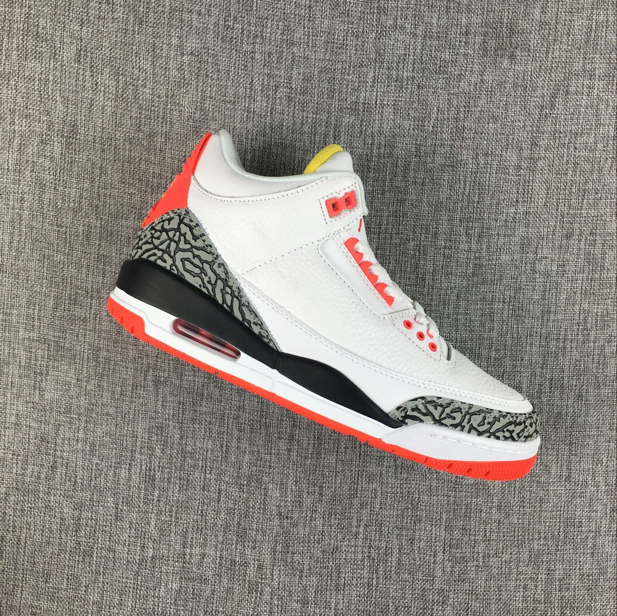 Jordan 3 White Red Yellow Black Sneakers