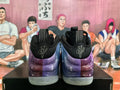 Nike Galaxy Foam Sneakers Purple Blue