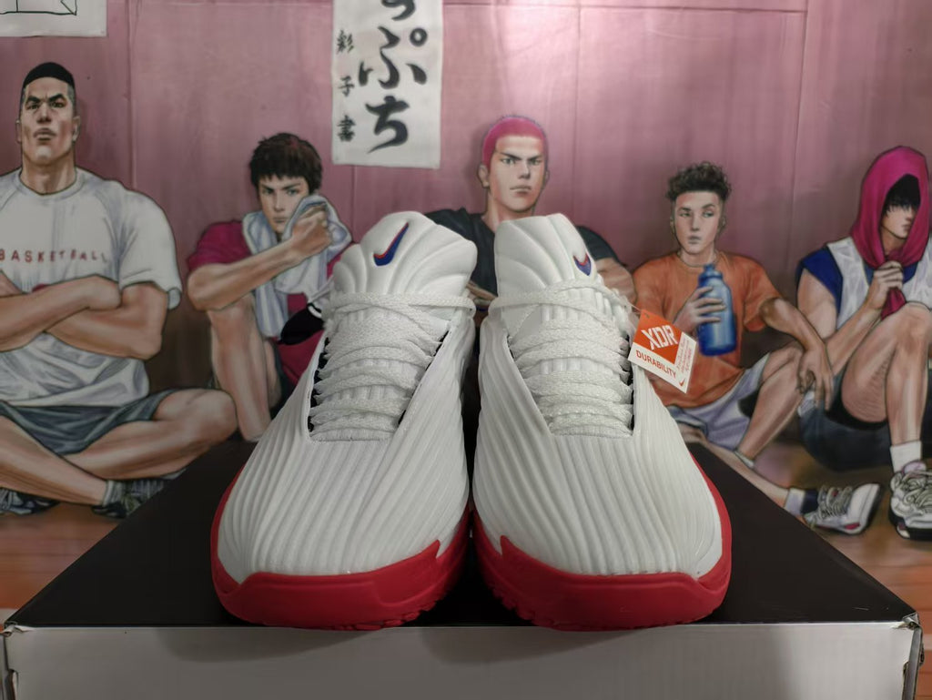 Nike Basketball Shoes White Blue Red