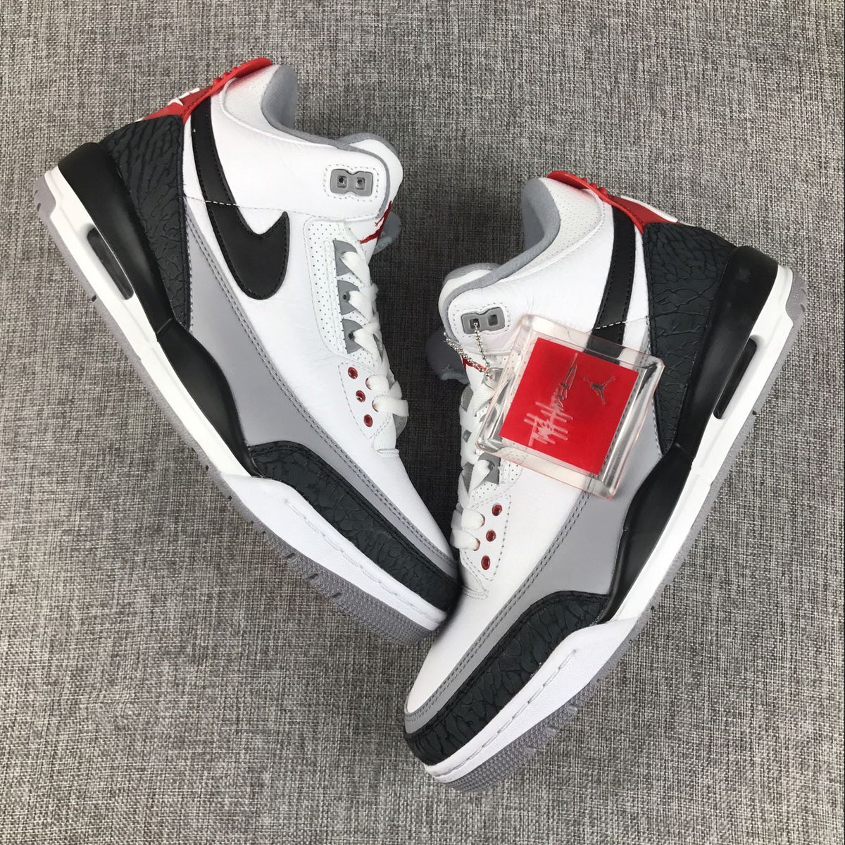 Jordan Air Jordan 3 White Grey Men's Sneakers