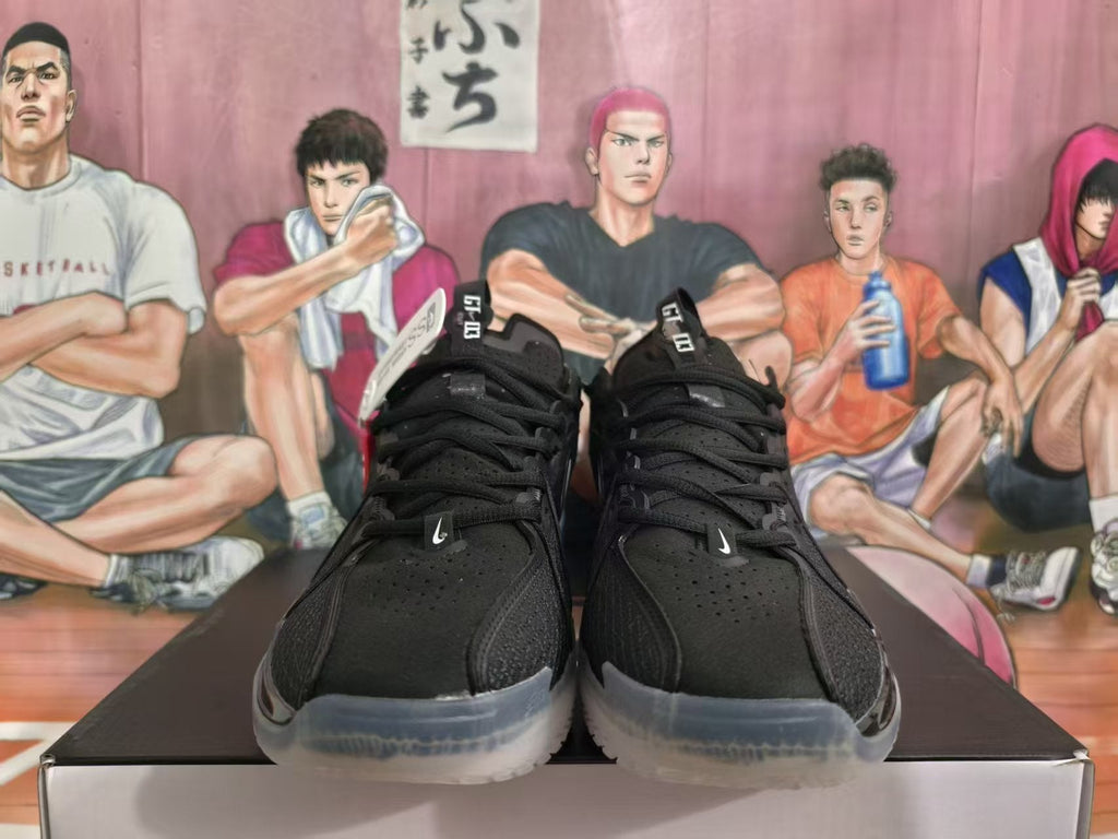 Nike Basketball Shoes Black and Silver
