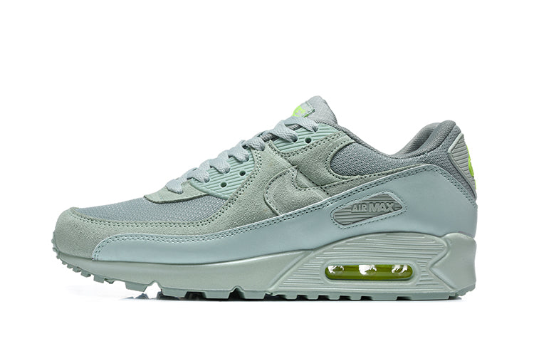 Nike Air Max 90 QS Sneakers in Gray and Lime