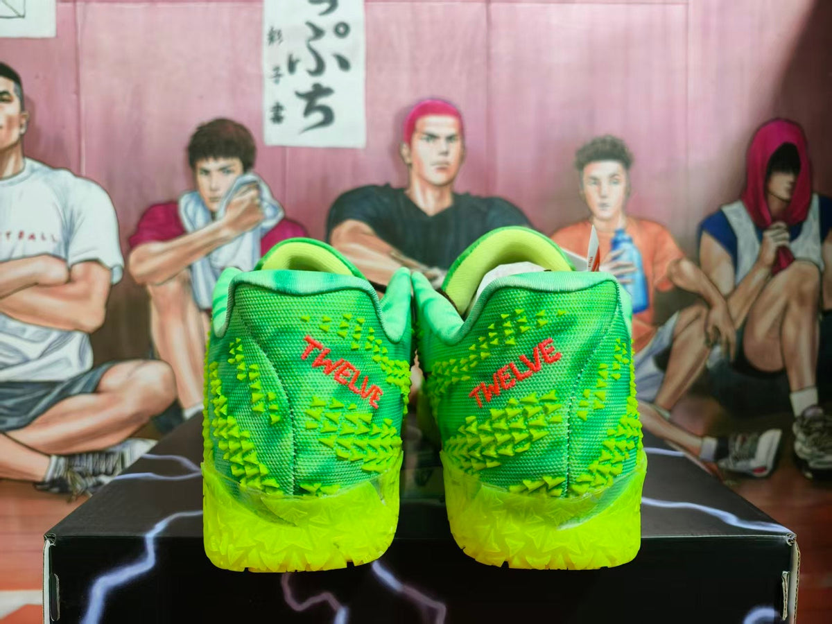 Nike Halloween Basketball Shoes in Green and Volt