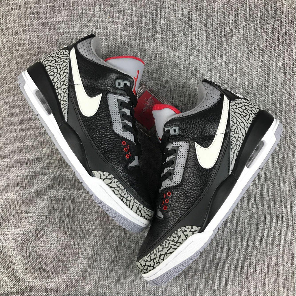 Jordan Air Jordan 3 Tinker Black Cement Sneakers
