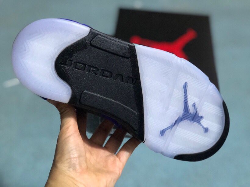 Jordan Air Jordan 5 Retro Purple Black Sneakers