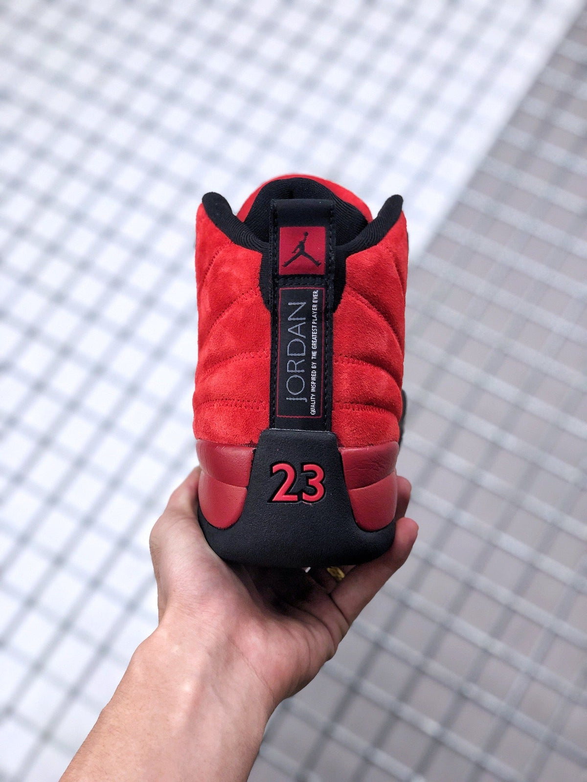 Jordan Air Jordan 12 Reverse Flu Game Red Black Sneakers CT8013-602