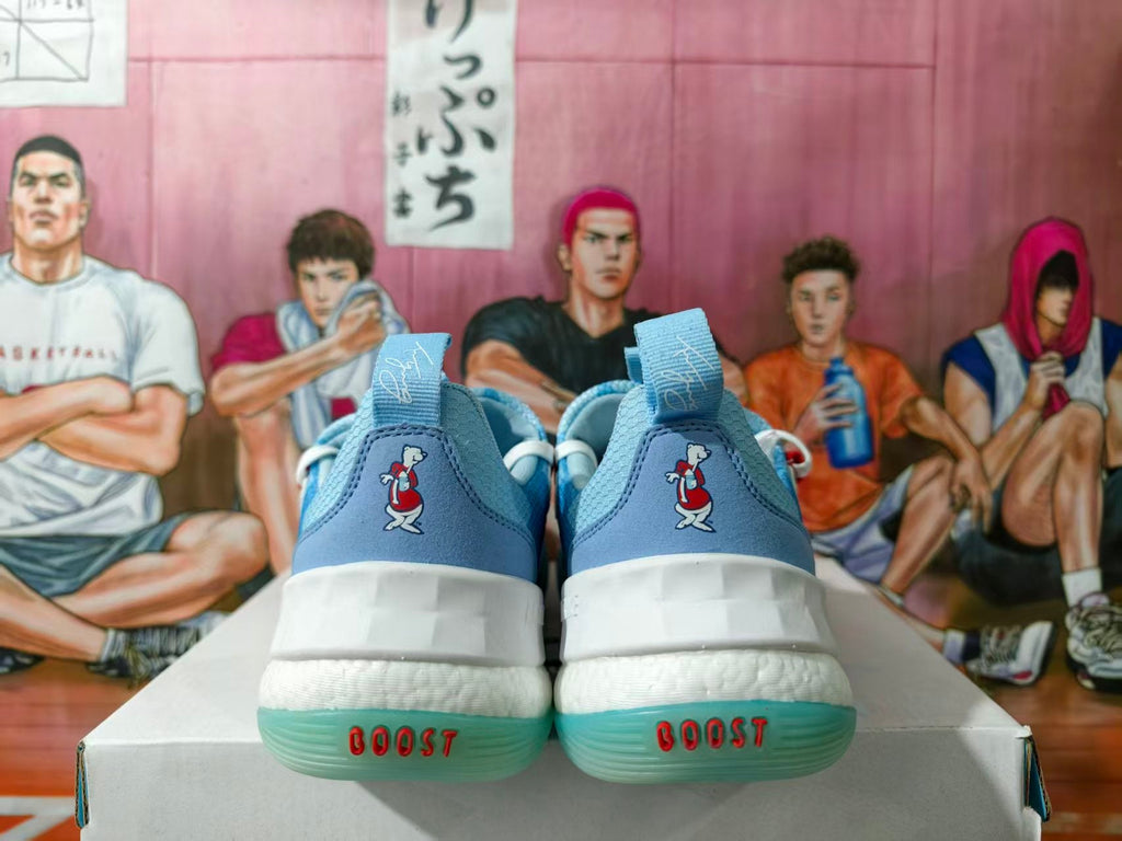 Adidas Basketball Shoes in Blue and White