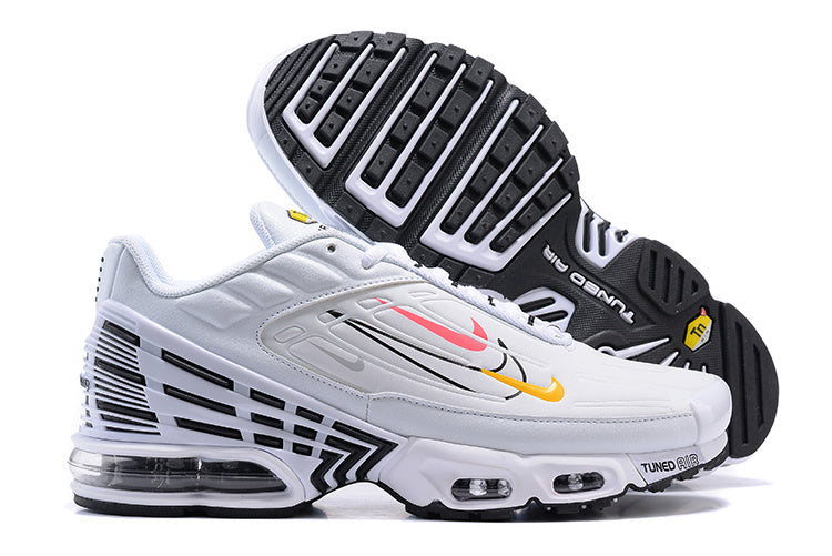 Nike Air Max Plus White Black Pink Sneakers