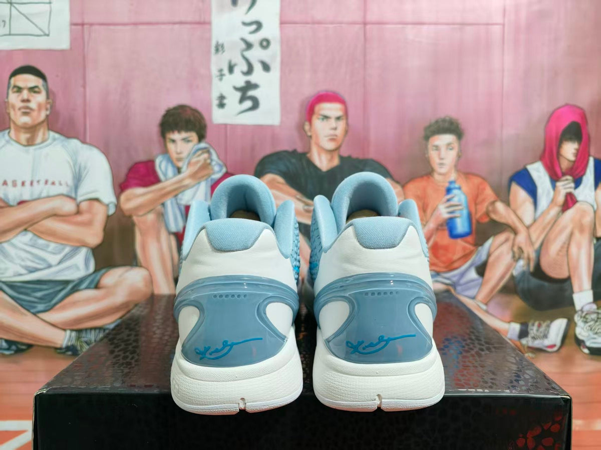Nike Clark Basketball Sneakers Blue and White