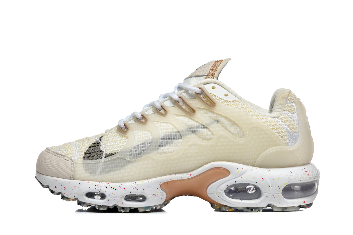Nike Air Max Plus Sneakers in Cream and Tan