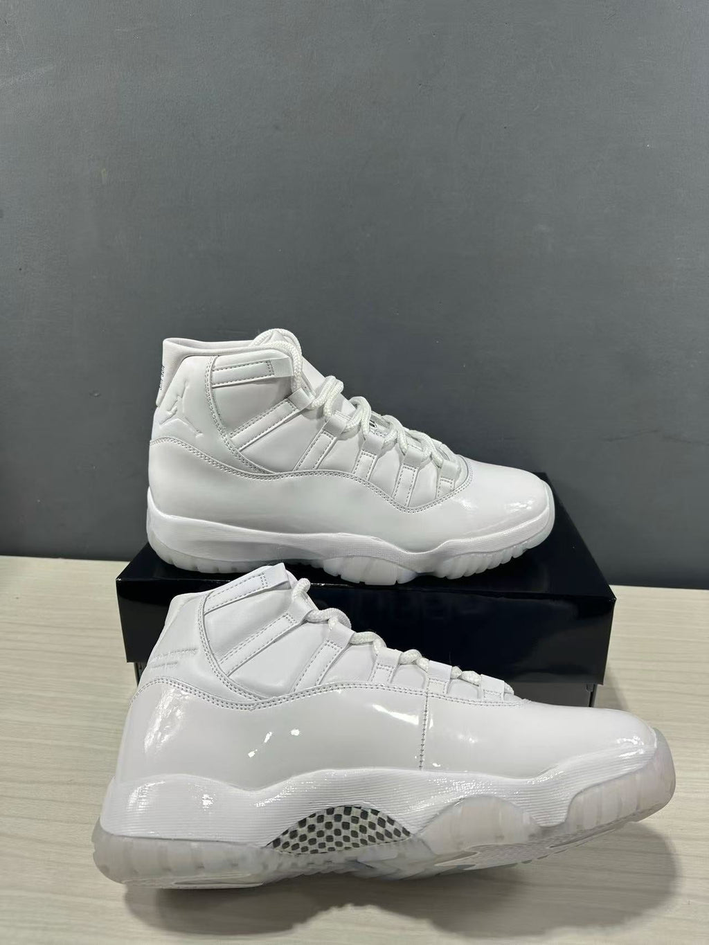 Jordan Air Jordan 11 Retro White High-Top Sneakers