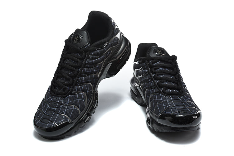 Nike Air Max Plus Black Grid Print Sneakers