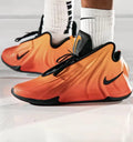 Nike Orange Sneakers with Black Swoosh