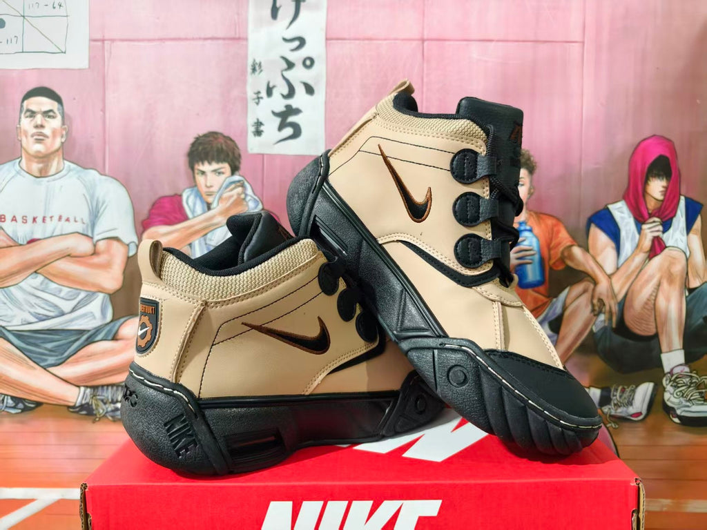 Nike Air Bo Turf Sneakers Khaki and Black