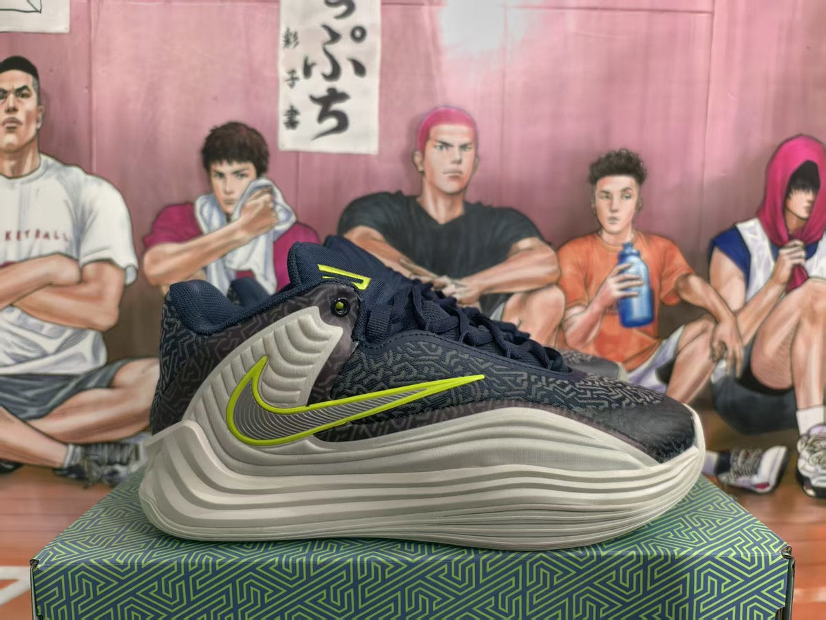 Nike Basketball Sneakers Deep Navy Gray Cushion 3.0