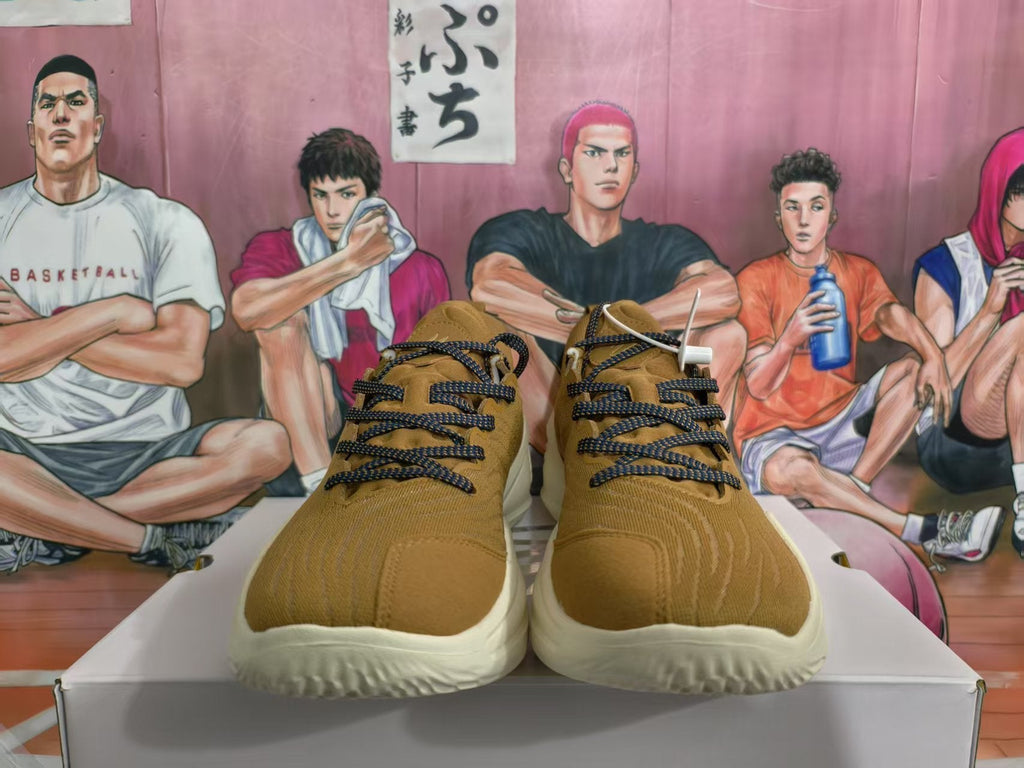 Gold Low-Top Sneakers with Lace-Up Design