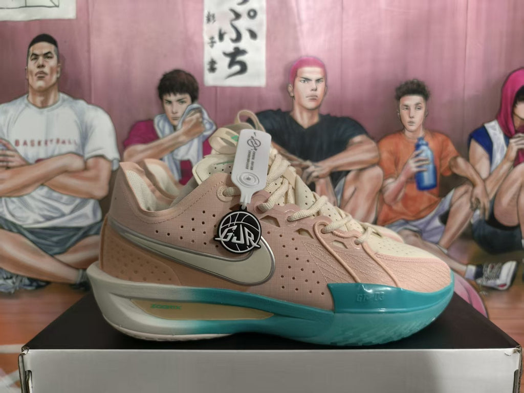 Nike Basketball Sneakers Pink and Teal