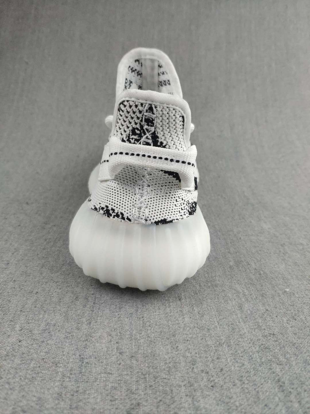 Yeezy 350 V2 Knit Sneakers Black and White