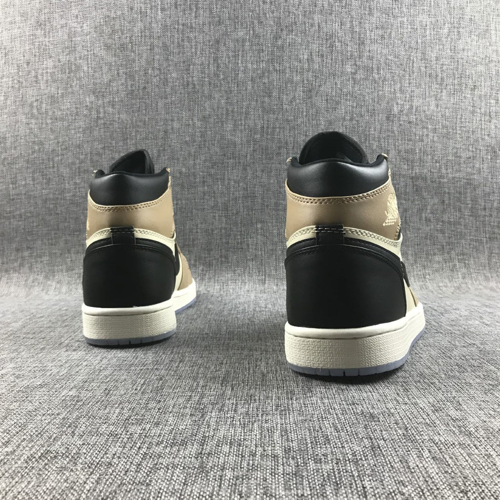 Jordan 1 High Premium WMNS Beige Black Sneakers AH7389-003