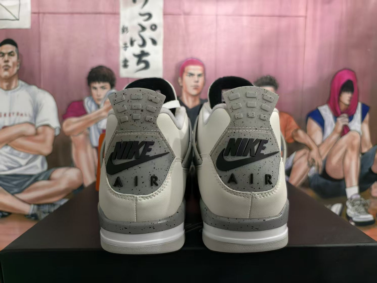 Jordan 4 White Cement Sneakers