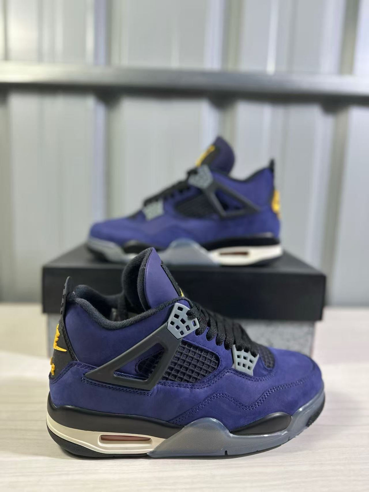 Jordan Air Jordan 4 Retro Lakers Purple Sneakers FV5029-500