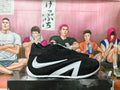 Nike Black Basketball Sneakers with White Swoosh