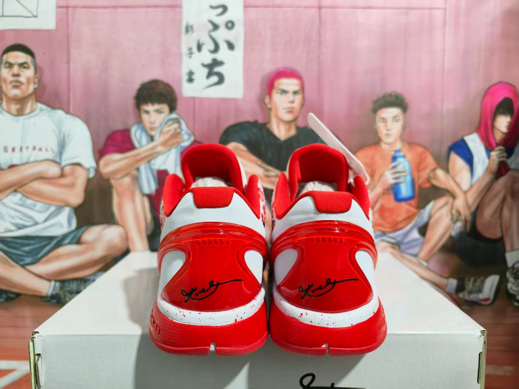 Nike Basketball Sneakers Red and White