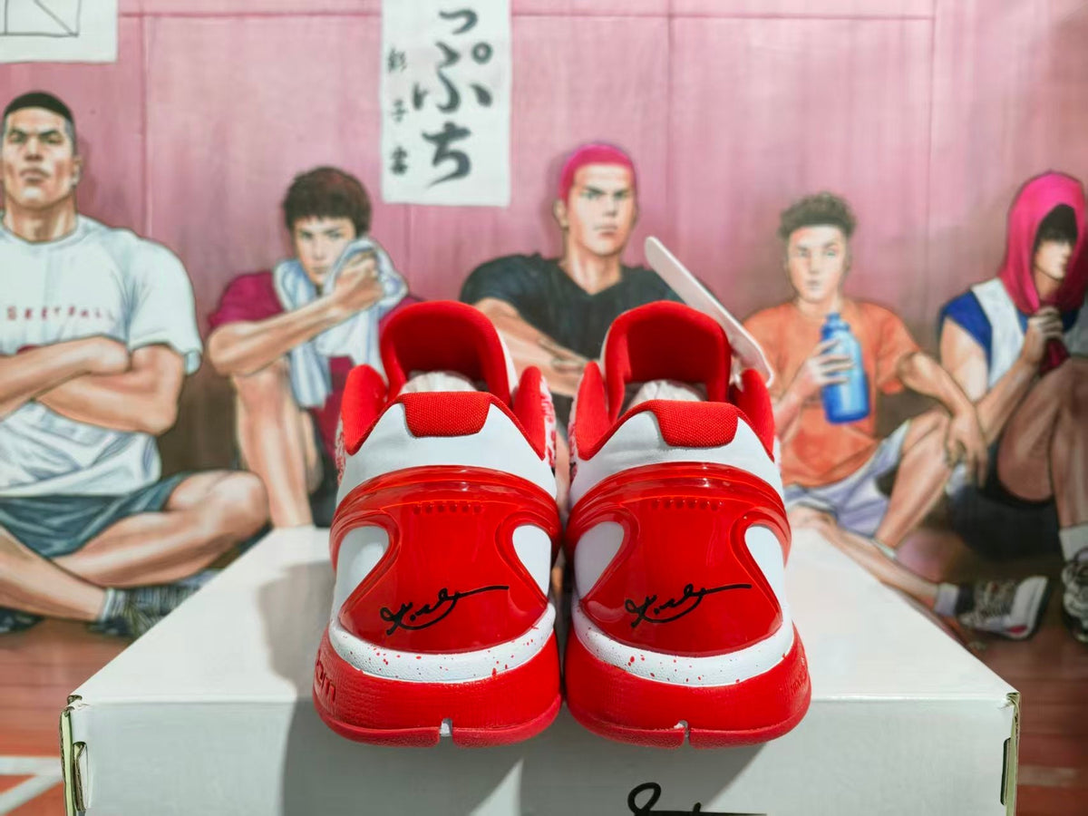 Nike Basketball Sneakers Red and White