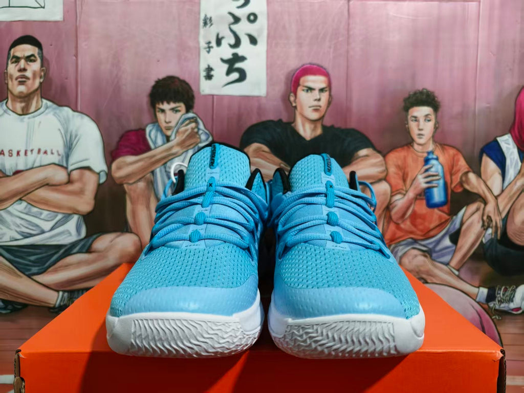 Nike Zoom Basketball Shoes in Blue and White