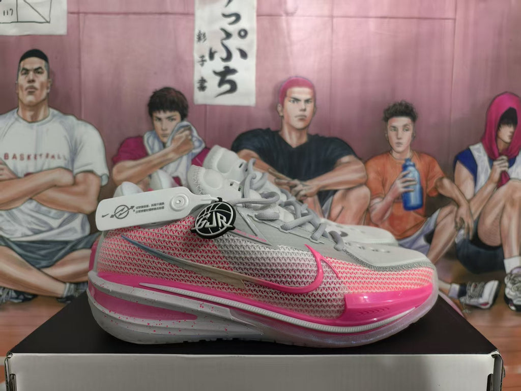 Nike GT Basketball Shoes Grey and Pink