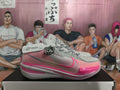 Nike GT Basketball Shoes Grey and Pink