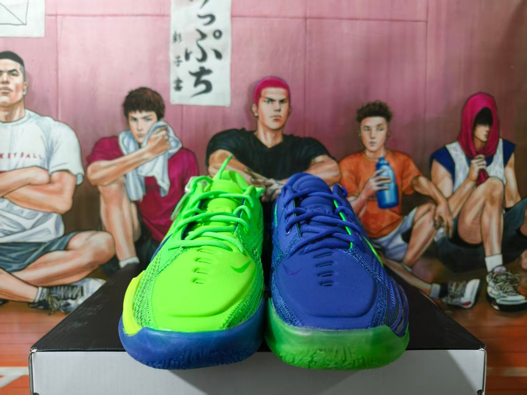 Nike GT Cut 3 Basketball Shoes in Volt and Blue