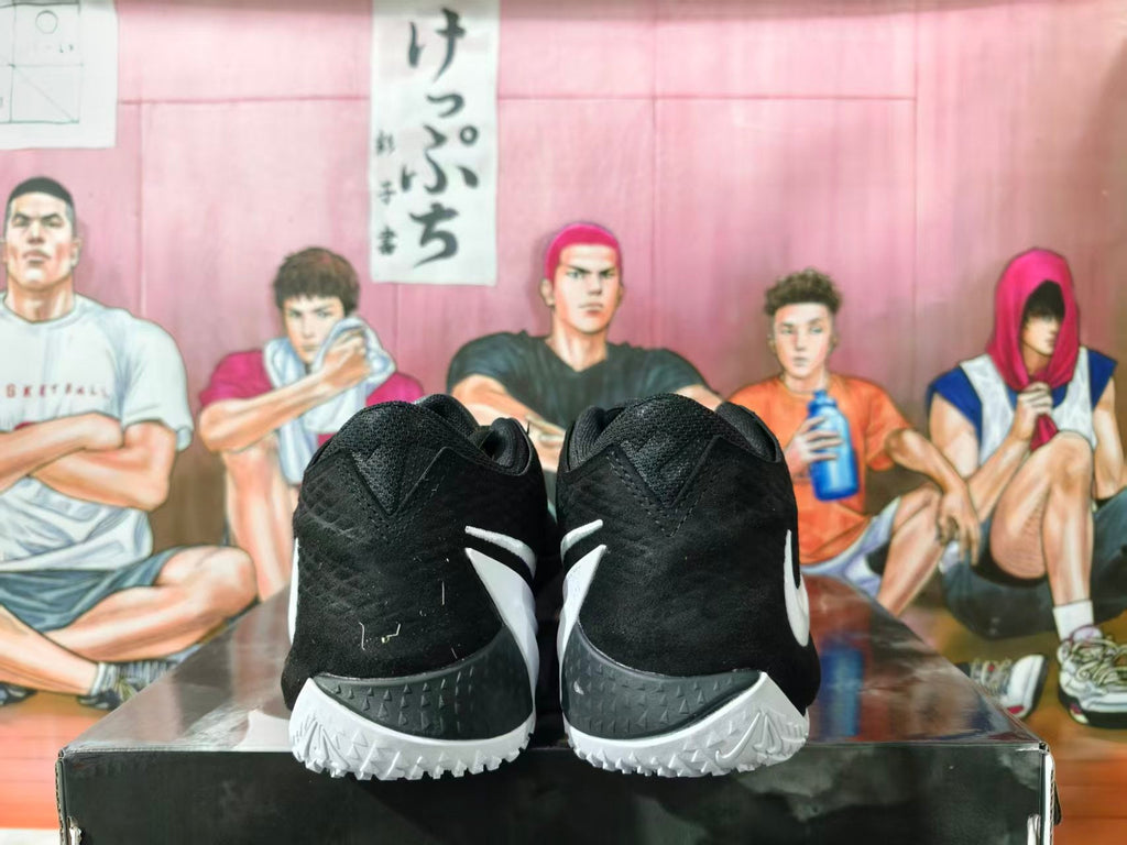 Nike Black Basketball Sneakers with White Swoosh